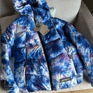 Kids Blue Tie-Dye Jacket by